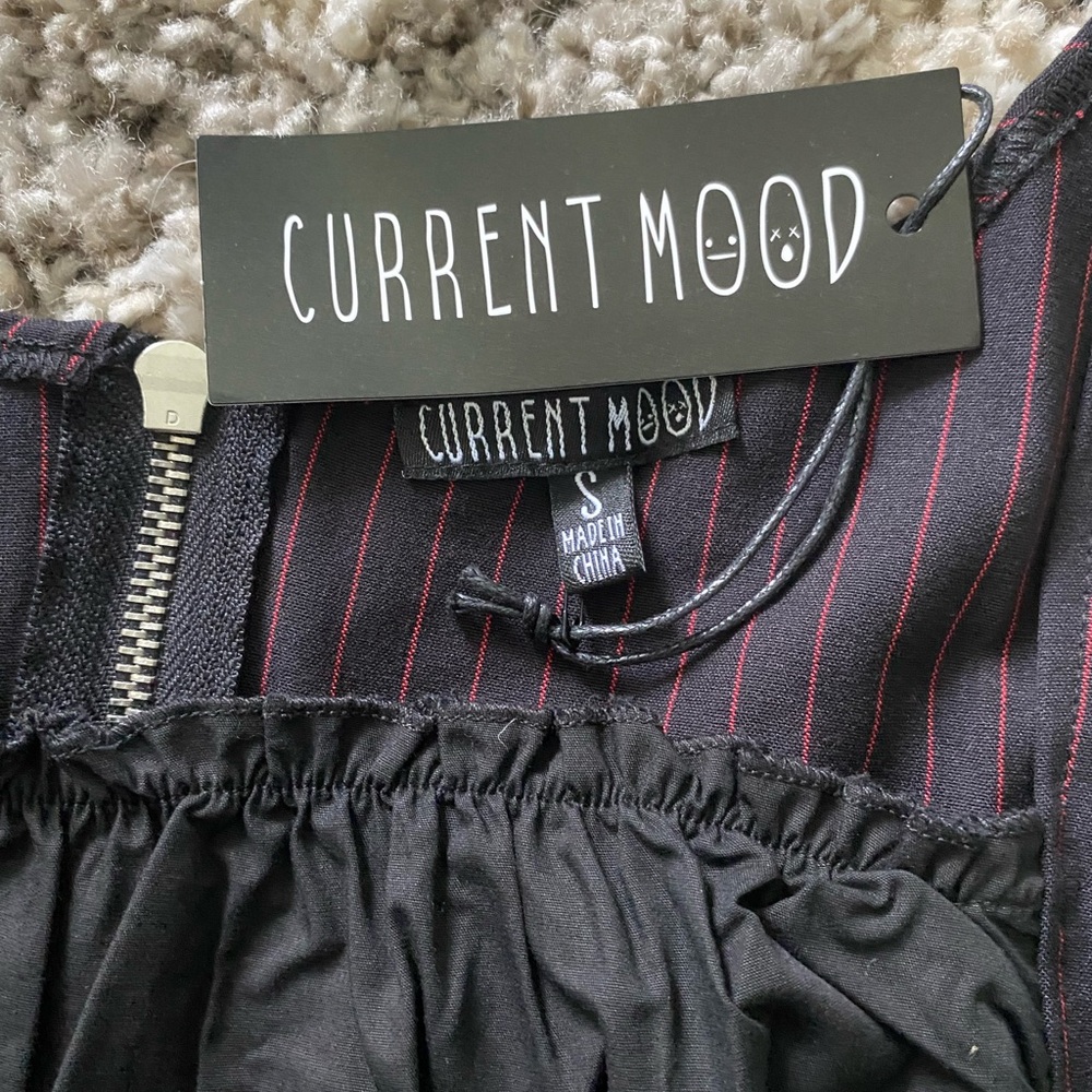 DollsKill | NWT’s cyber Y2K gothic grunge milkmaid lace up corset top - Picture 2 of 6